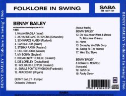 Benny Bailey – Folklore in Swinh 1966 CD-2000